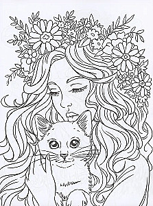 Coloring Book - Kittens and Puppies