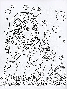 Coloring Book - Kittens and Puppies