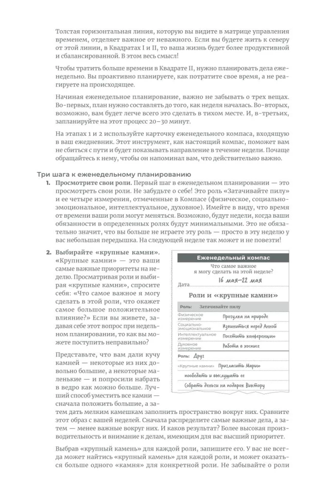 Daily Planner. Stephen Covey's Method