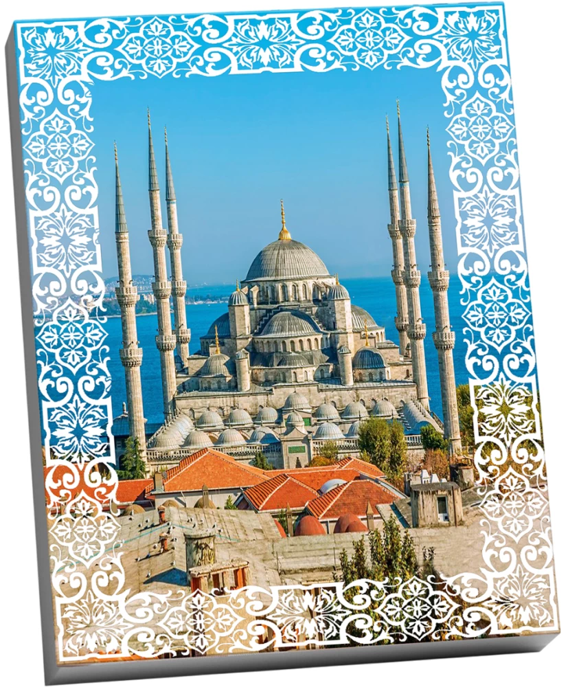 Gemälde nach Zahlen - Blaue Moschee. Istanbul (26 Farben)