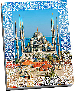 Gemälde nach Zahlen - Blaue Moschee. Istanbul (26 Farben)