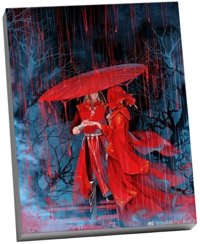 Bild nach Zahlen - Herrscher des Regens (21 Farben)