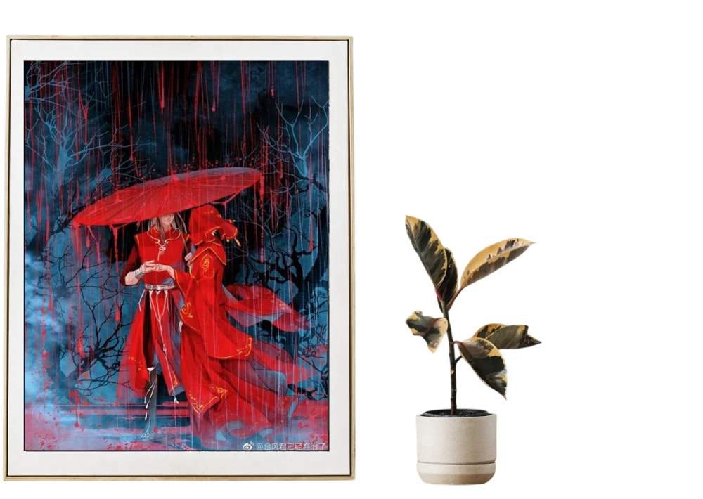 Bild nach Zahlen - Herrscher des Regens (21 Farben)