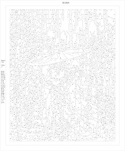 Bild nach Zahlen - Herrscher des Regens (21 Farben)
