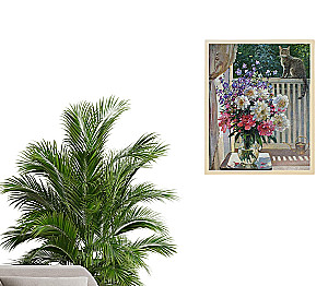 Zahlenmalerei - Auf dem Balkon (36 Farben)