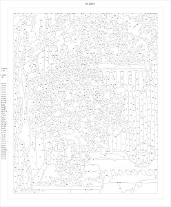 Zahlenmalerei - Auf dem Balkon (36 Farben)