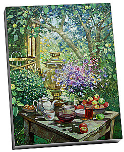 Bild nach Zahlen - Am Landhaus (24 Farben)