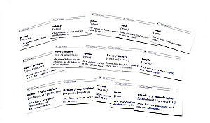 Thematic cards. 500 most common nouns in the English language