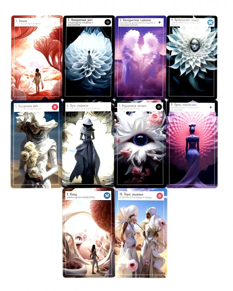 Ziedu pareģojumi (40 kartes + instrukcija)