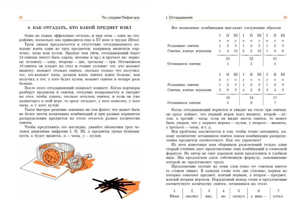 In the Footsteps of Pythagoras. Mathematical Entertainment and Tricks