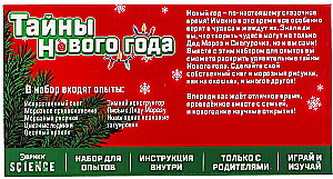 Набор для опытов - Тайны Нового Года, зайчик