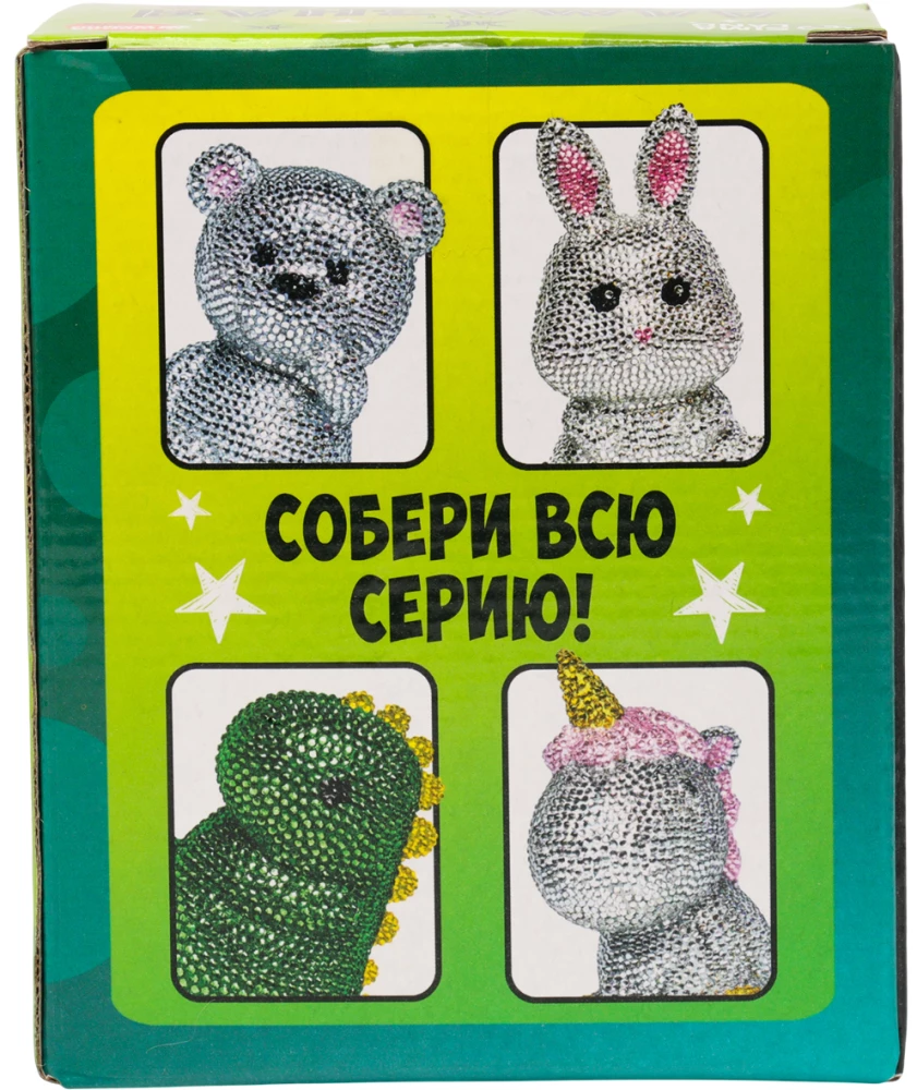 Алмазная мозаика на фигурке - Милый мишка