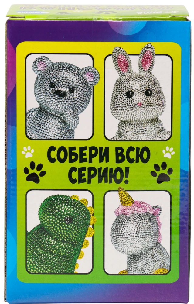 Алмазная мозаика на фигурке - Милый зайчик