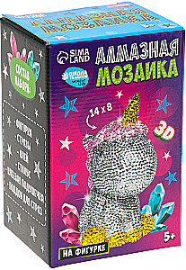 Алмазная мозаика на фигурке - Вошебный единорог