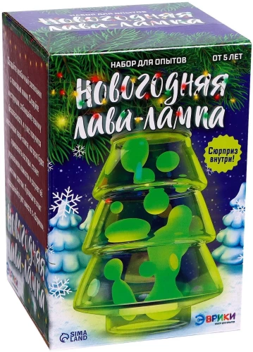 Набор для опытов - Новогодняя лава-лампа