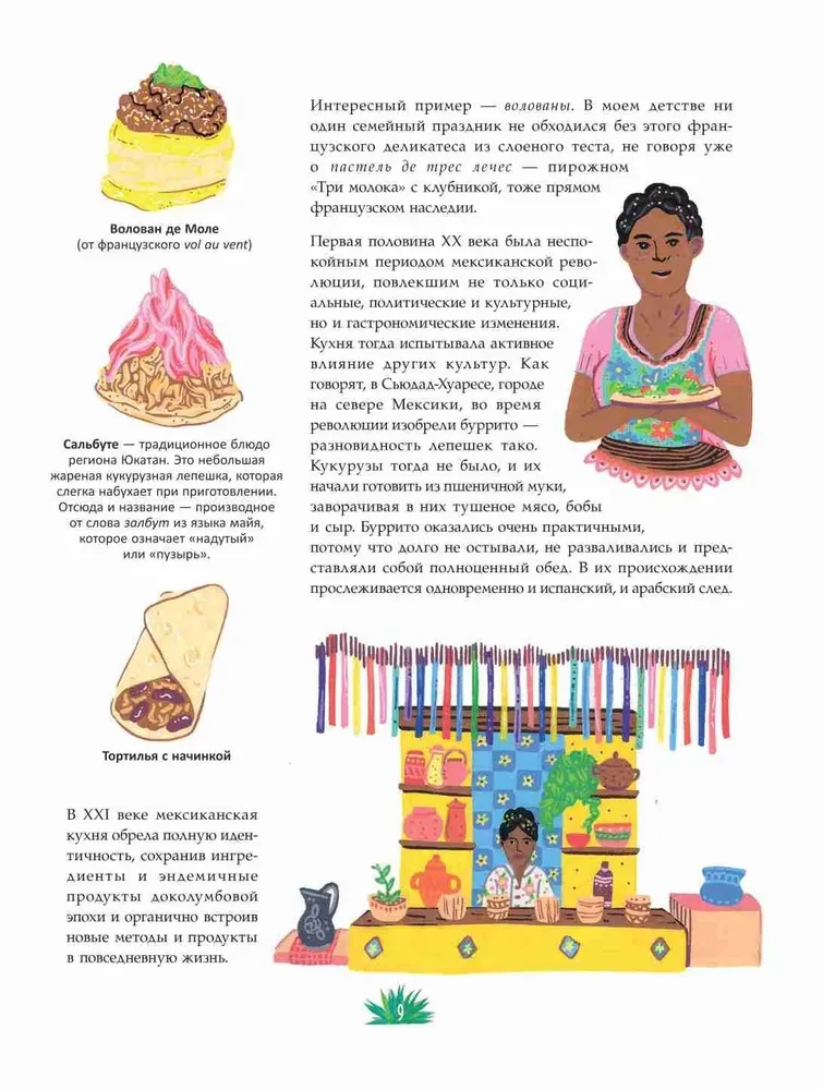 Mexican Cuisine in Illustrations