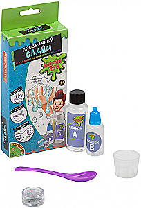 Francuskie eksperymenty. Przezroczysty slime z tęczowymi patyczkami