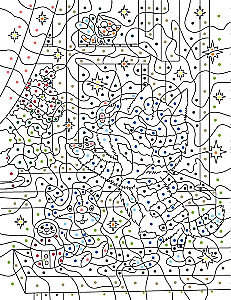 Aastaajad. Numbrite järgi värviraamat