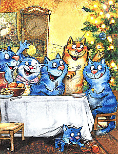 All Year Round in Kotofeevka. Sticker Book