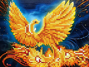 Алмазная мозаика - Жар птица