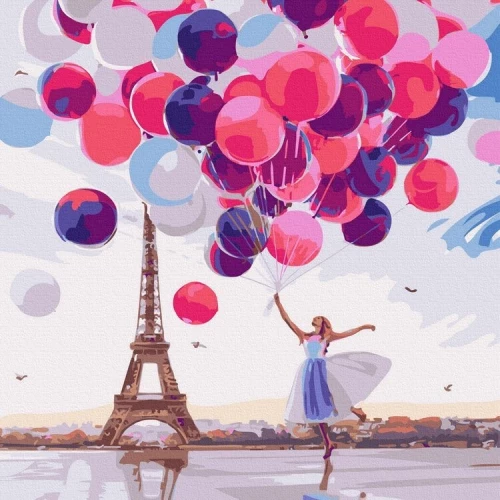 Bild nach Zahlen - luftige Stimmung