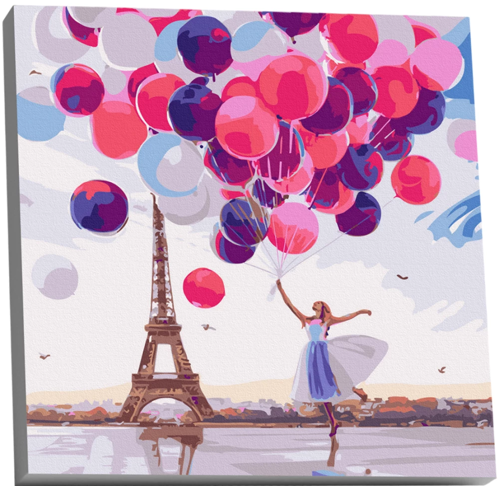 Bild nach Zahlen - luftige Stimmung