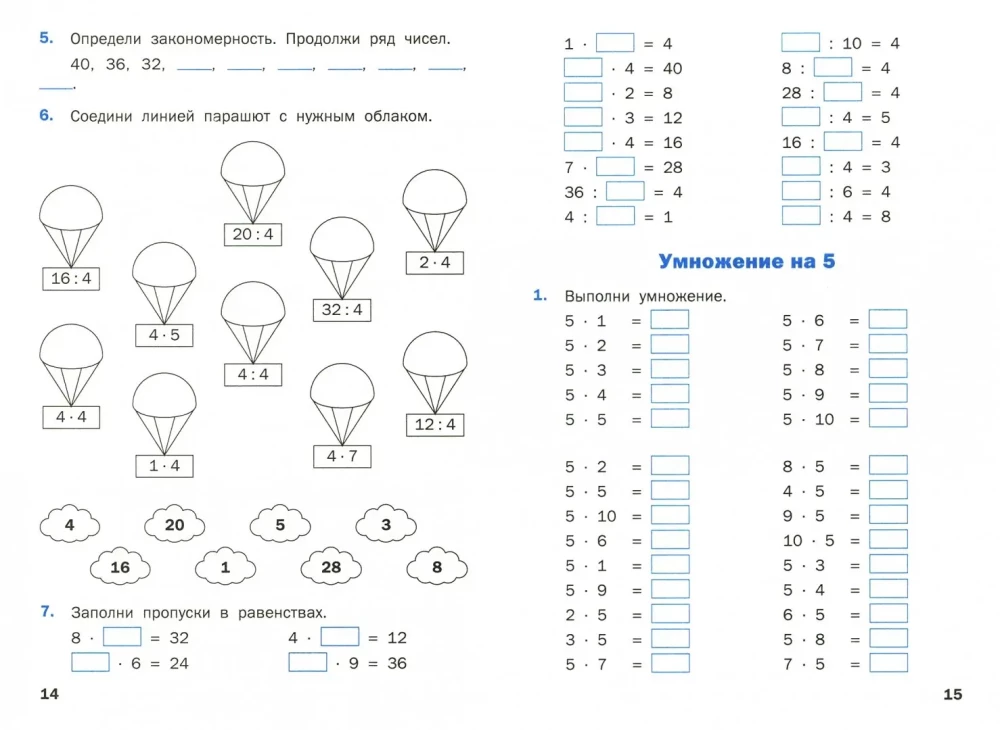 Mathematics Trainer. Multiplication Table. 2nd-3rd Grade