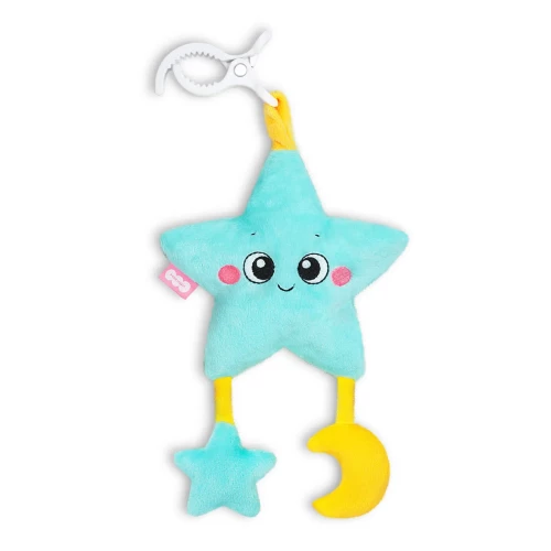 Мягкая игрушка-подвеска погремушка - Звездочка