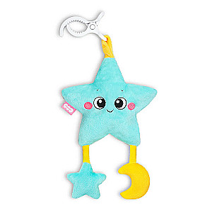 Mīkstā rotaļlieta-piekare grabulis - Zvaigznīte