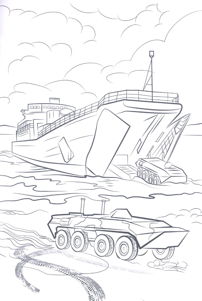 Coloring Book for Boys. 50 Pictures