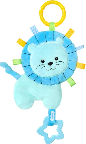 Weiche hängende Spielzeug - Knisternder Löwe mit Schlaufen