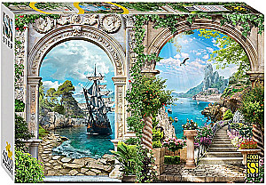Пазл 4000 - Две арки у моря