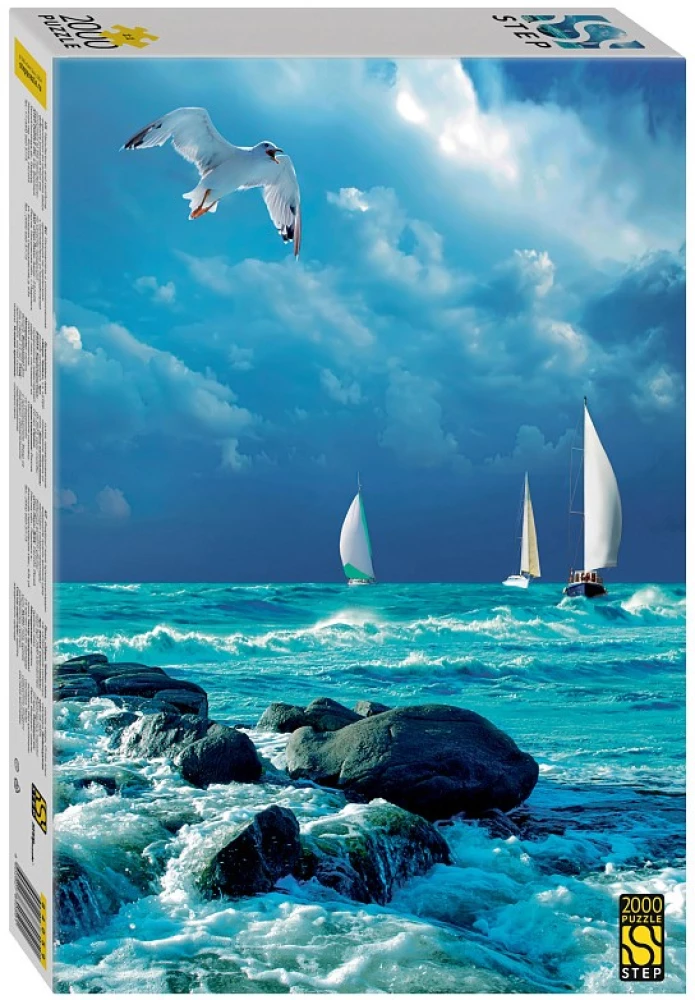 Пазл - Море. Чайка, 2000 элементов