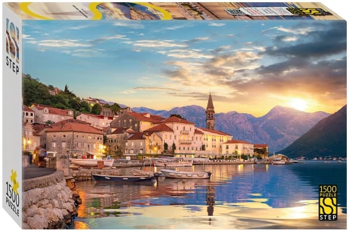 Puzzle - Zatoka Kotor, Czarnogóra, 1500 elementów