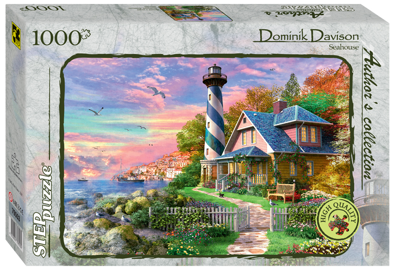 Puzzle - Domek nad morzem, 1000 elementów
