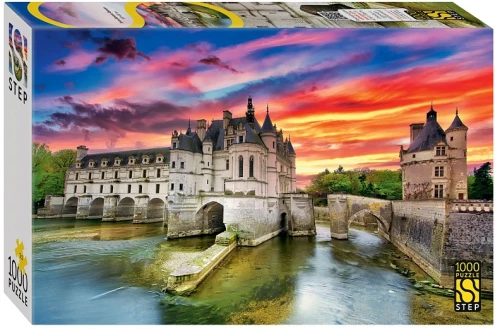 Puzzle - Zamek Chenonceau, Francja, 1000 elementów