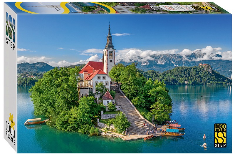 Puzle - Bledu ezers, Slovēnija, 1000 elementi