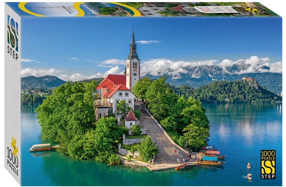 Пазл - Озеро Блед, Словения, 1000 элементов