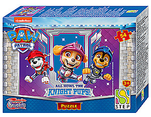Puzzle - Psi Patrol, 54 elementy, w asortymencie