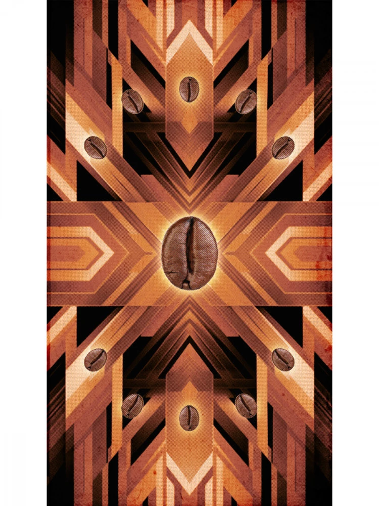 Coffee Oracle of the Petersburg Sorceress: Frau Kirchhoff (44 cards + QR instruction)