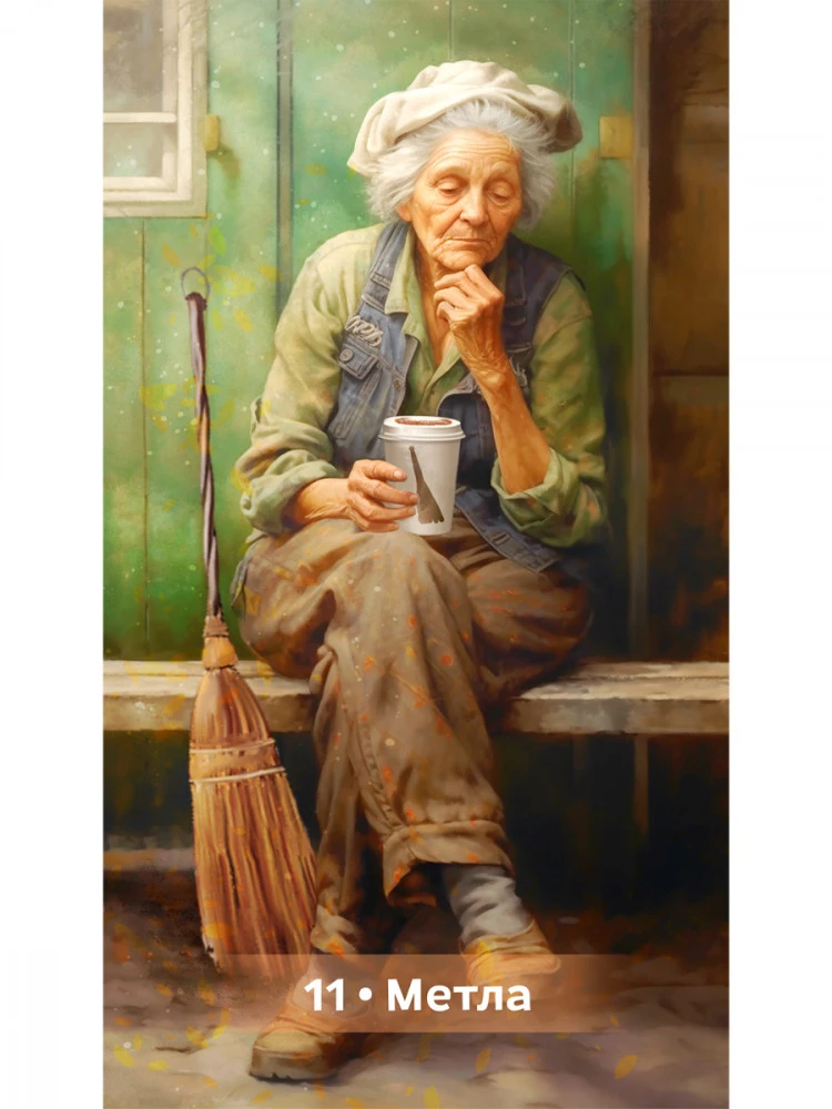 Coffee Oracle of the Petersburg Sorceress: Frau Kirchhoff (44 cards + QR instruction)