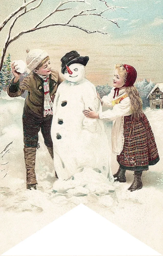 Brīnumi Ziemassvētku naktī. Jaunā gada karogu komplekts