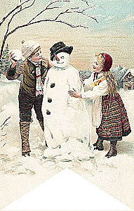 Brīnumi Ziemassvētku naktī. Jaunā gada karogu komplekts