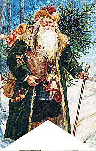 Brīnumi Ziemassvētku naktī. Jaunā gada karogu komplekts