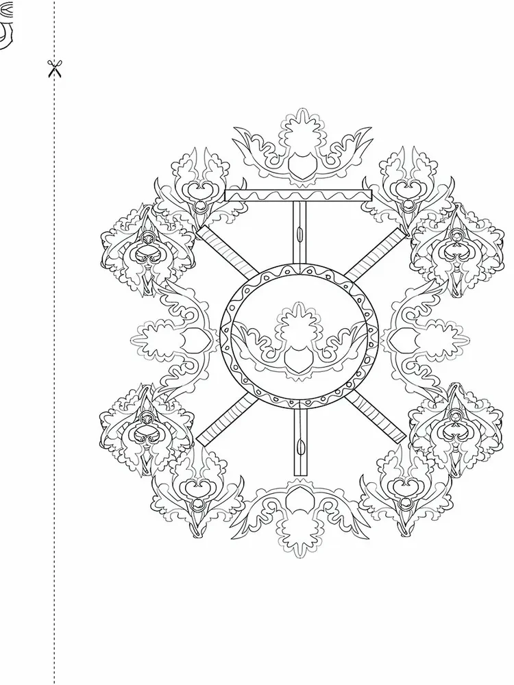 Mysterious Symbols of the Ancients. Art Therapy