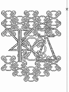 Mysterious Symbols of the Ancients. Art Therapy