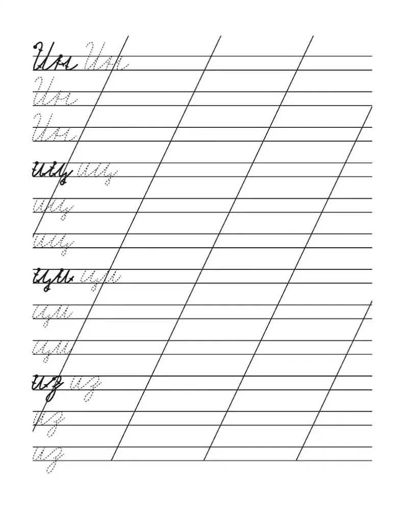 Copybooks. Workbook. Written Syllables