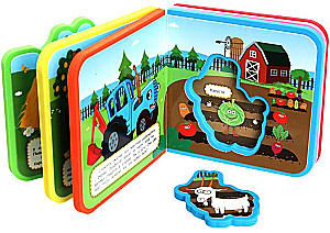 Diena fermā. Zilais traktors