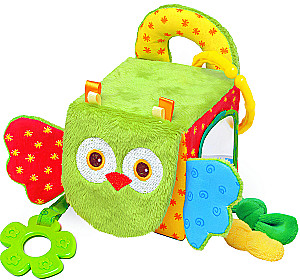 Entwicklungsspielzeug - Würfel Eule