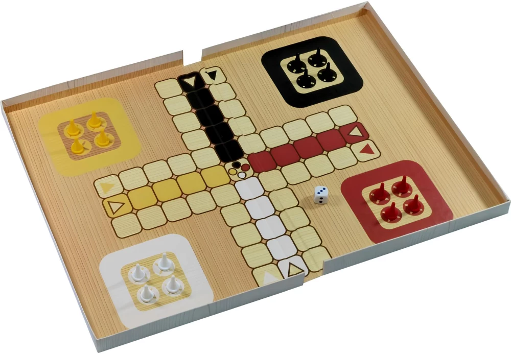 Gry planszowe - Ludo. Schody i węże